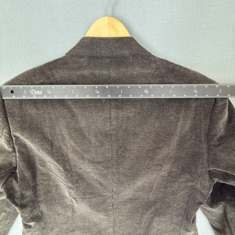 NWT Alan Flusser Men's 46L Brown Corduroy 100% Cotton Blazer Sport Coat Jacket